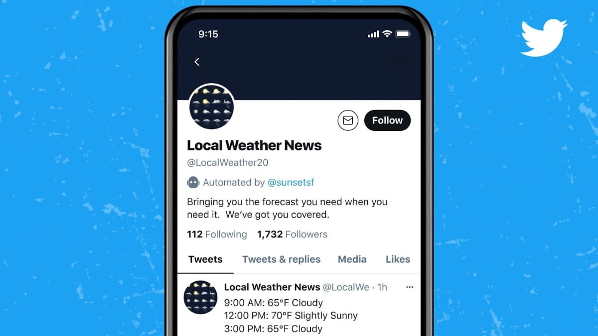 All Twitter bot accounts now include a label to show they’re automated