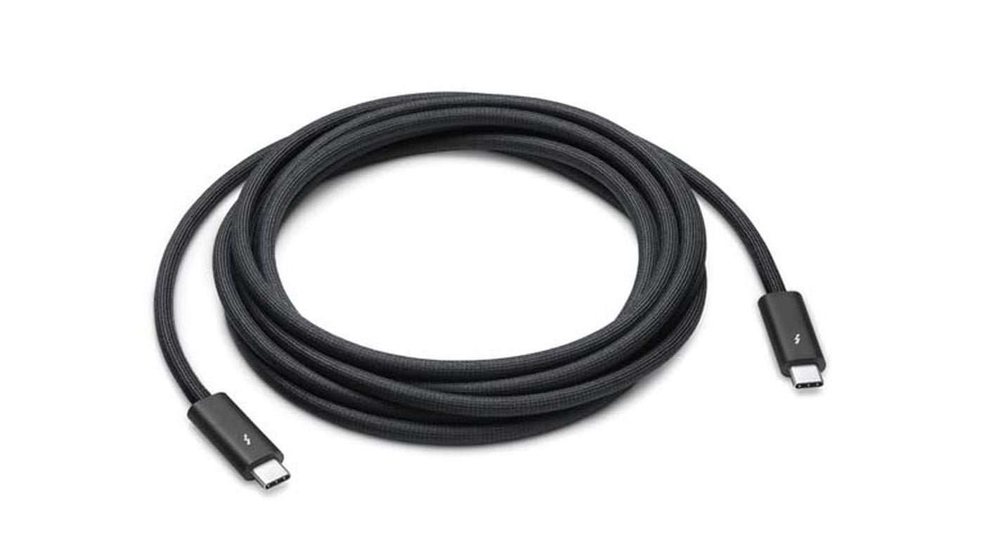 The 3-meter Apple Thunderbolt 4 cable costs 9, and it’s your only choice. The 3-meter Apple Thunderbolt 4 cable costs 9, and it’s your only choice.