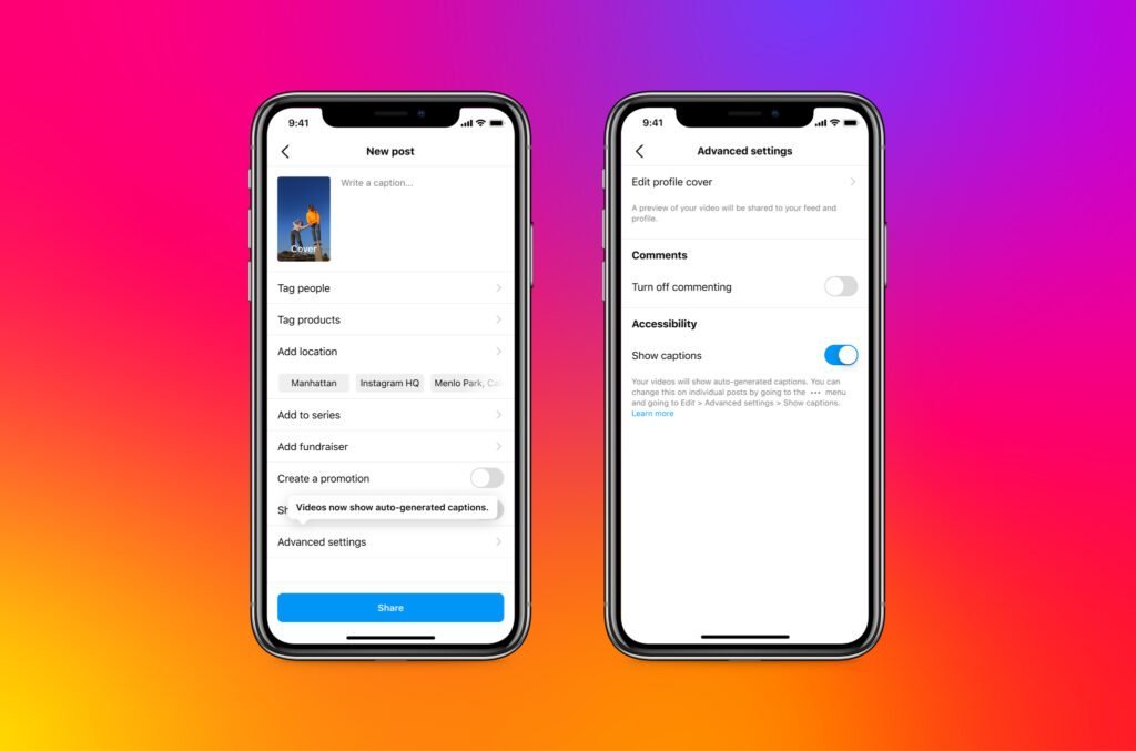 Instagram has just rolled out auto-generated captions for videos