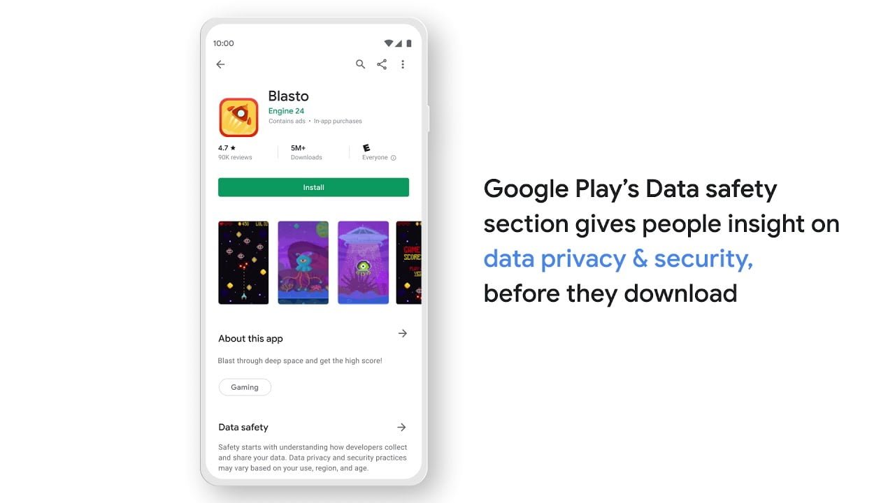 Google is now rolling out Play Store safety listings