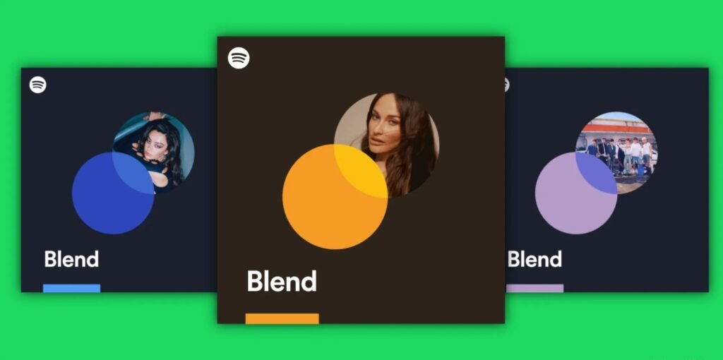 You can add up to 10 people and artists to Spotify Blend playlists now. You can add up to 10 people and artists to Spotify Blend playlists now.