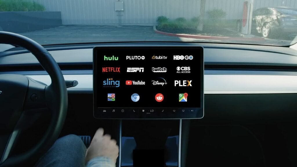 Drivers in the UK can now watch TV in their cars. Drivers in the UK can now watch TV in their cars.