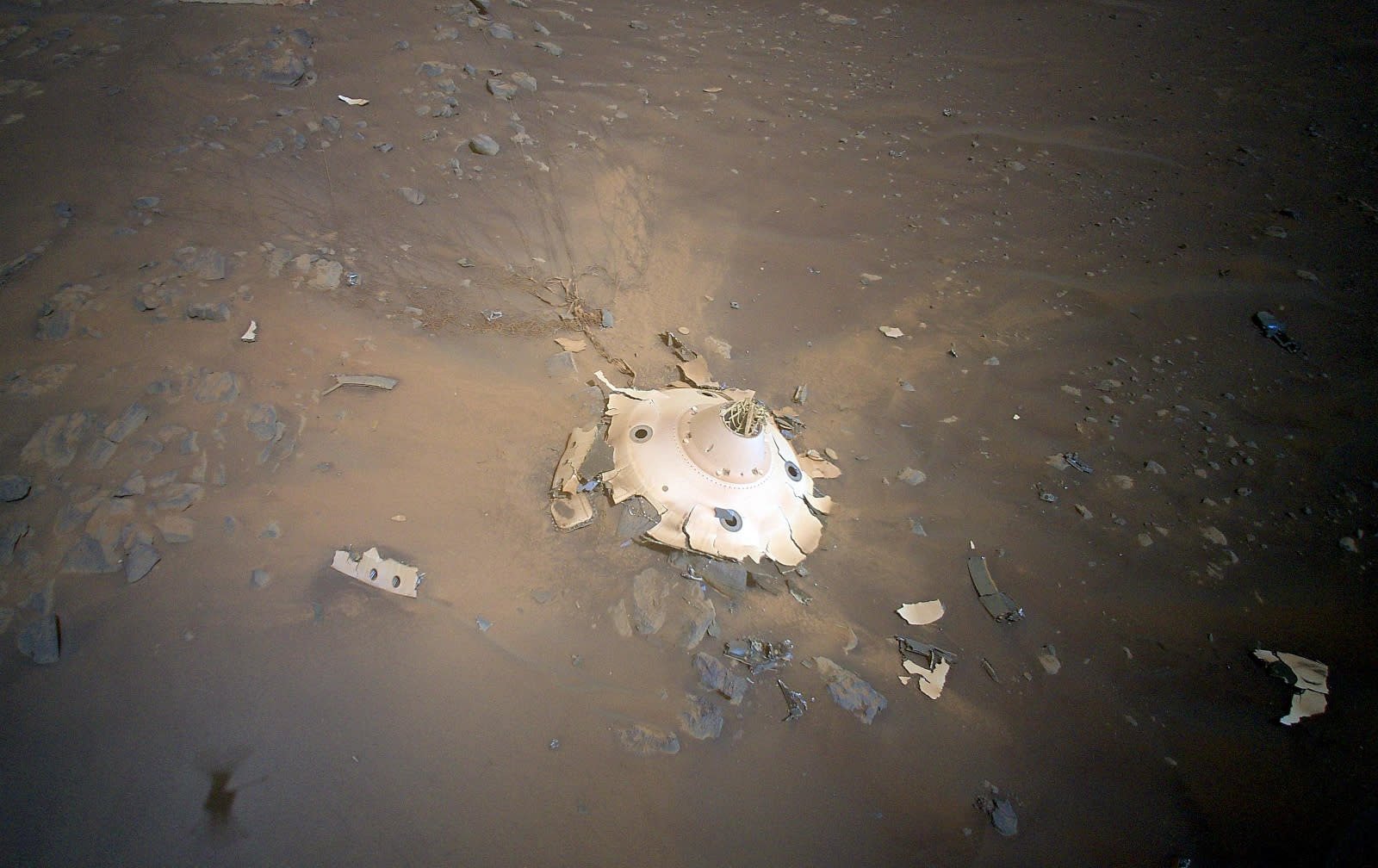 Perseverance just discovered debris on Mars