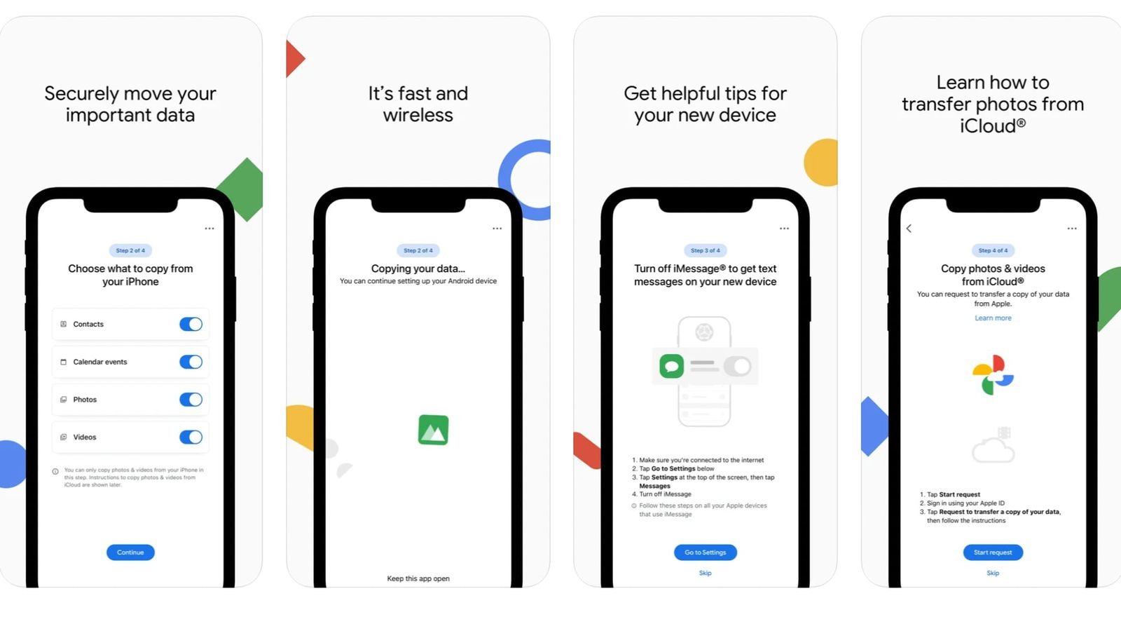 You can now seamlessly Switch from iOS to Android You can now seamlessly Switch from iOS to Android