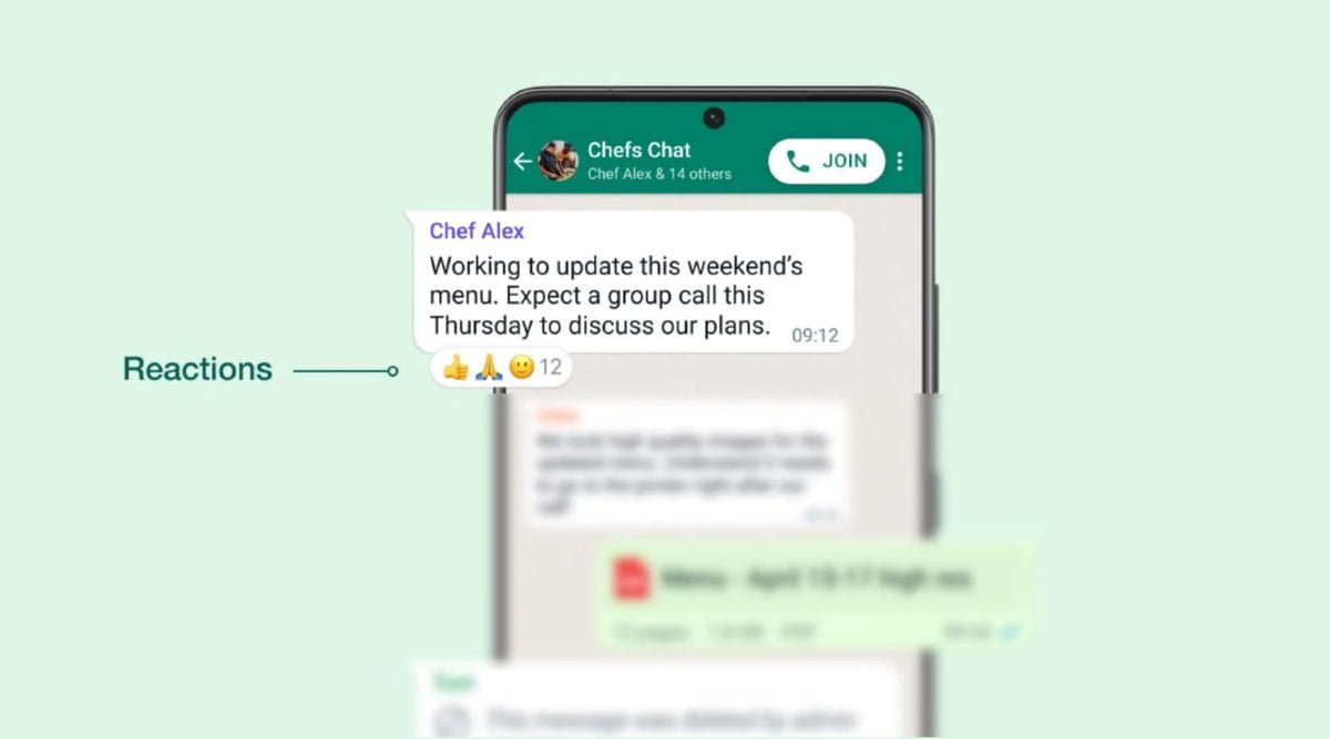 Every user can now use emoji reactions on WhatsApp Every user can now use emoji reactions on WhatsApp
