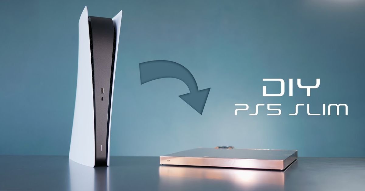 Here’s all about the DIY Playstation 5 Slim version made by a YT creator