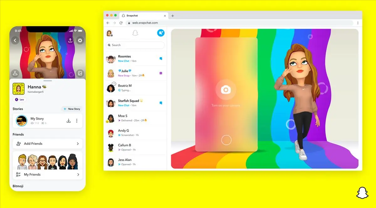 Snapchat now has a web version after living on the phone for a decade Snapchat now has a web version after living on the phone for a decade